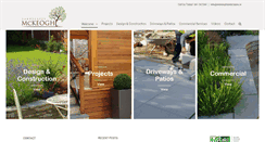 Desktop Screenshot of mckeoghlandscapes.ie